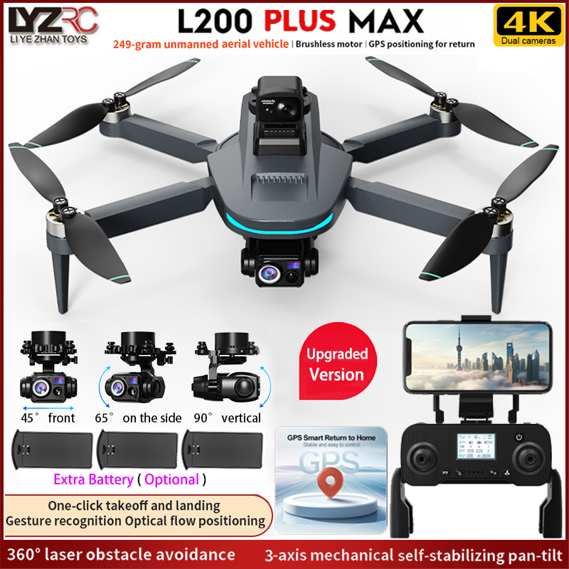 NEW L200 PLUS MAX GPS Drone 5G - Fpv Drone Charger ulasan dan harga